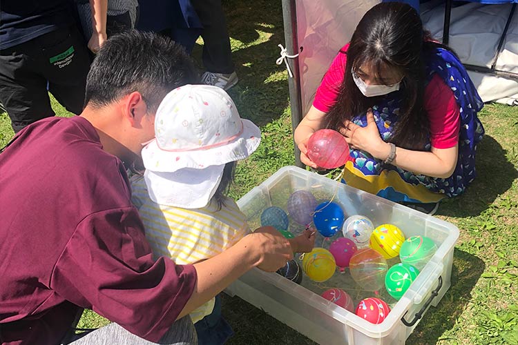 ヨーヨー釣りは大人気