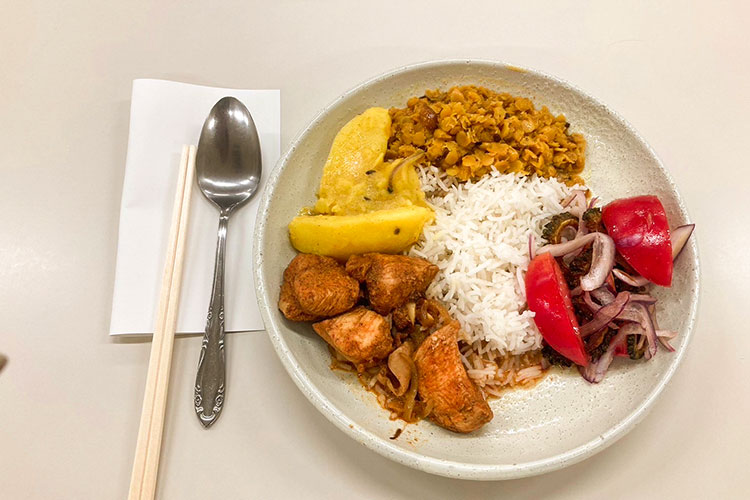 写真：スリランカスペシャル三種盛り！