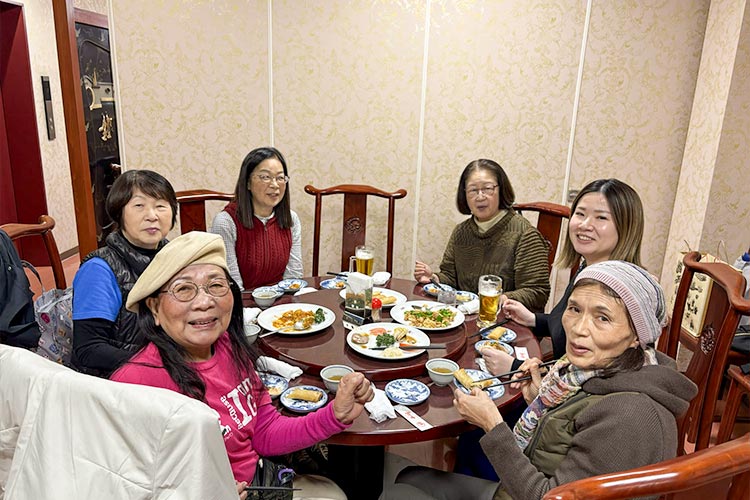 懇親会でも熱いお話しができました