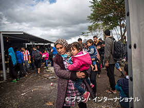 マケドニアのシリア避難民